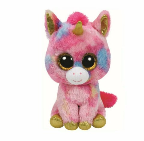 TY BEANIE BOOS FANTASIA - Kolorowy jednorożec 24cm 37041