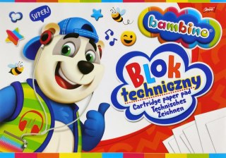 Blok techniczny A3 10k BAMBINO p10, mix cena za 1 szt