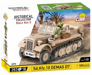 COBI 2273 Historical Collection WWII Ciągnik artyleryjski Sd. Kfz. 10 DEMAG D7 283 klocki