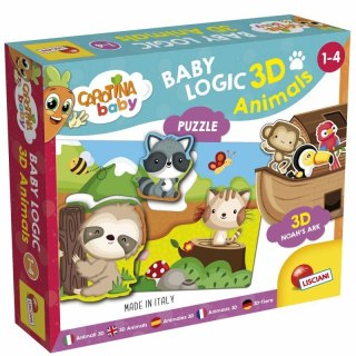 Carotina Baby Logic 3D zwierzęta 92536 LISCIANI