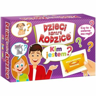 Dzieci kontra Rodzice. Kim Jestem? gra rodzinna KANGUR