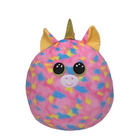 Maskotka poduszka TY Squish-a-Boos FANTASIA wielokolorowy jednorożec 22cm 39287