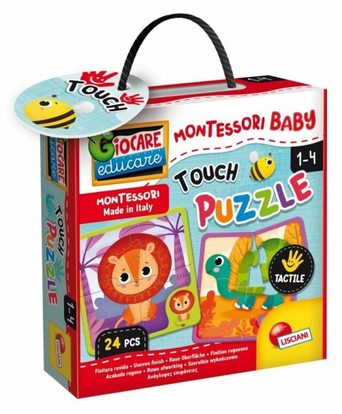 Montessori Baby Touch Puzzle pudełko LISCIANI 92680 p6