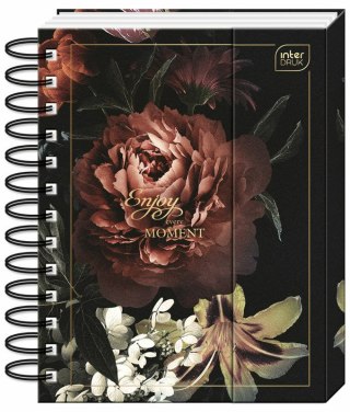 Organizer B6 105 zamykany na magnes Flowers Interdruk