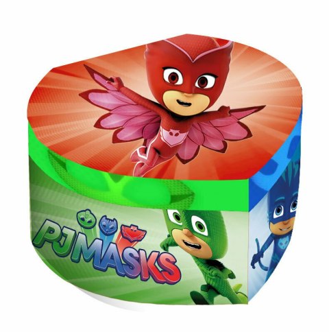 Pudełko szkatułka na biżuterię z lusterkiem 12,3x11,4x8,5cm PJ Masks PJ17012 Kids Euroswan