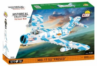 COBI 2424 Historical Collection Vietnam War Wojna w Wietnamie MiG-17 NATO Code Fresco 577 klocków