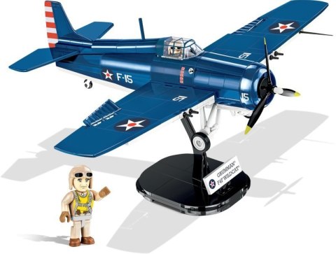 COBI 5731 Historical Collection WWII Samolot myśliwski pokładowy US Navy Grumman F4F Wildcat 375 klocków