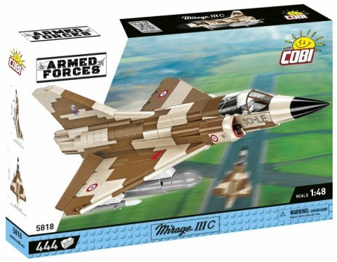 COBI 5818 Armed Forces Francuski samolot myśliwski Mirage IIIC 444 klocki