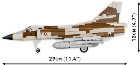 COBI 5818 Armed Forces Francuski samolot myśliwski Mirage IIIC 444 klocki