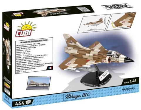 COBI 5818 Armed Forces Francuski samolot myśliwski Mirage IIIC 444 klocki