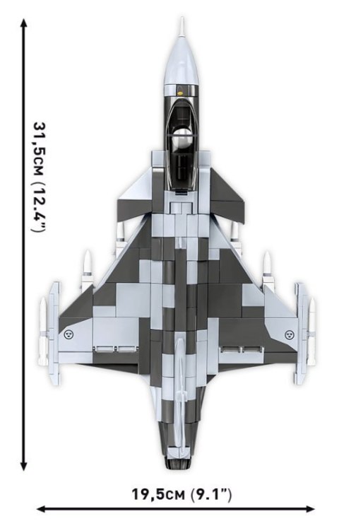 COBI 5820 Armed Forces Szwedzki myśliwiec wielozadaniowy SAAB JAS 39 Gripen E