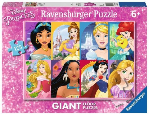 PROMO Puzzle 125el podłogowe Księżniczki Disney Princess 097890 Ravensburger