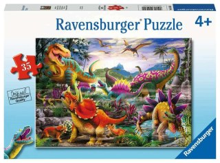 PROMO Puzzle 35el Dinozaury 051601 Ravensburger