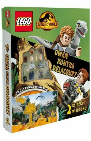 Książeczka LEGO Jurassic World Owen Kontra Delacourt Z ALB-6201