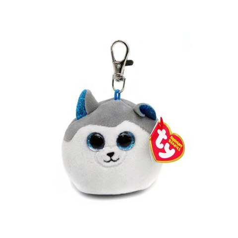 Maskotka brelok TY Squishy Beanies SLUSH husky 8,5cm 36562