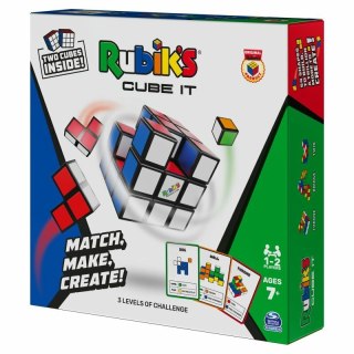 PROMO Kostka Rubika Cube It 2 kostki w środku układanie wzorów o różnych kształtach p6 6063268 Spin Master