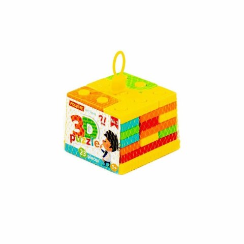 Polesie 93646 Zabawka edukacyjna 3D puzzle Nr1 (23 elementów) (w siatce)