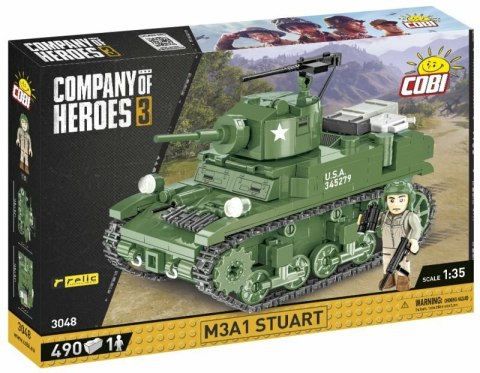 COBI 3048 Company of Heroes 3. M3 A1 STUART 490 klocki