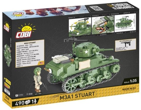 COBI 3048 Company of Heroes 3. M3 A1 STUART 490 klocki