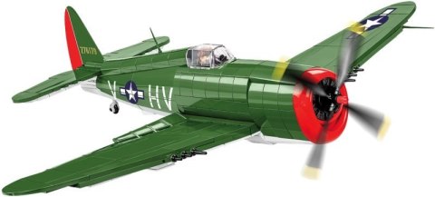 COBI 5737 Historical Collection WWII Samolot myśliwski i myśliwsko-szturmowy P-47 Thunderbolt 477 klocków