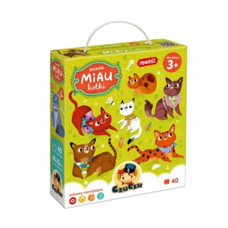 CzuCzu Puzzle 40el Miau Kotki