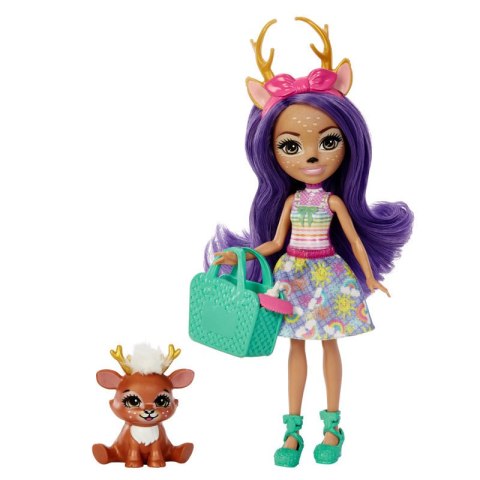 Enchantimals Baby Best Friends Zestaw z niespodziankami Danessa Deer i Sprint HLK84 HLK83 MATTEL