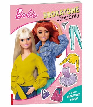 Książeczka Barbie. Brokatowe Ubieranki SDLB-1103