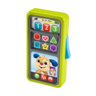 PROMO Fisher-Price Smartfonik 2w1 Przesuwaj i ucz się telefon HNL43 MATTEL