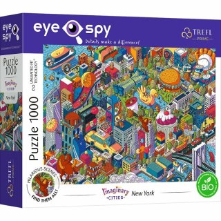 Puzzle 1000el Imaginary Cities: New York, USA / Miasto z wyobraźni: Nowy Jork, USA 10708 Trefl