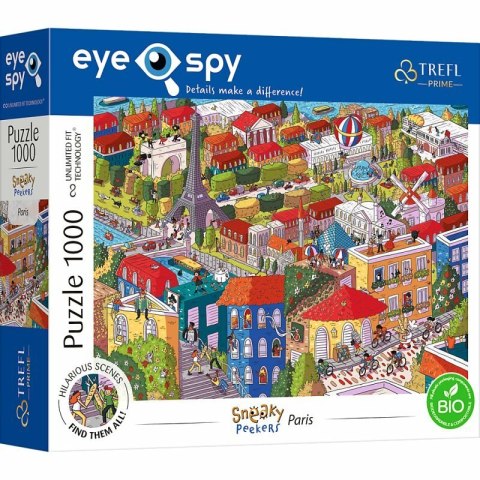 Puzzle 1000el Sneaky Peekers: Paris France / Podstępni podglądacze: Paryż, Francja 10712 Trefl