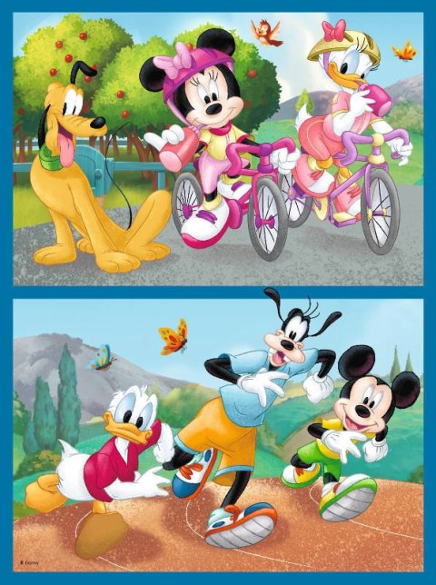 Puzzle 2w1 + memos Mickey and Friends 93344 Trefl