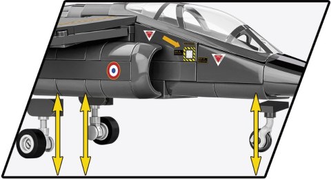 COBI 5842 Armed Forces Samolot Dassault Alpha Jet 364kl