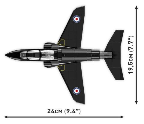 COBI 5845 Armed Forces Samolot Bae HAWK T1 362 klocki