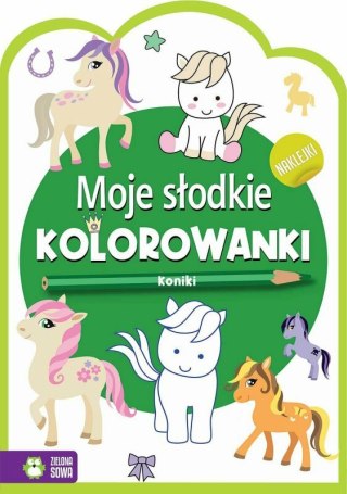 Książeczka Moje słodkie kolorowanki. Koniki