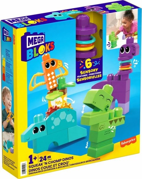 MEGA BLOKS Aktywizujące dinozaury HKN43 p4 MATTEL