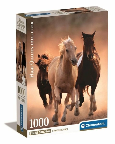 Clementoni Puzzle 1000el Konie w galopie 39771 p6