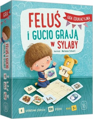 Feluś i Gucio grają w sylaby. Nasza Księgarnia