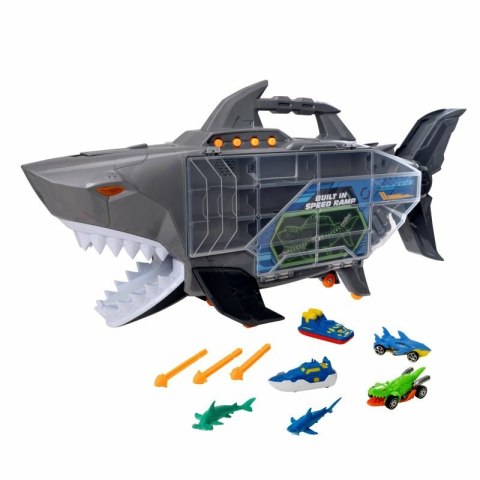 Pojazd Transporter Robo Rekin ROBO SHARK z autkami wyścigowymi TEAMSTERZ 1417446 p3