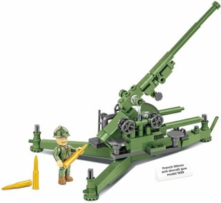 COBI 2294 Historical Collection WWII Francuskie działo przeciwlotnicze Canon de 90mm Modele 1939 217kl