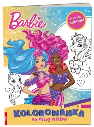 Kolorowanka według kodu. Barbie Dreamtopia KKO-1401