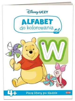 Książeczka Alfabet do kolorowania. Disney uczy. Kubuś i Przyjaciele UKO-9301