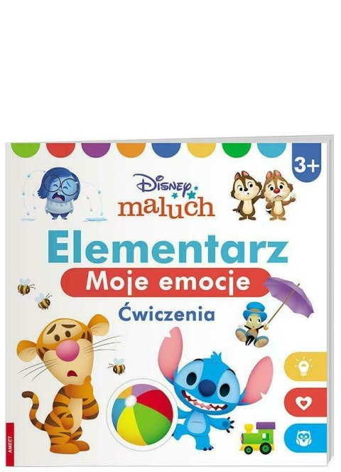 Książeczka Disney Maluch. Elementarz Moje emocje. Ćwiczenia HOP-9204