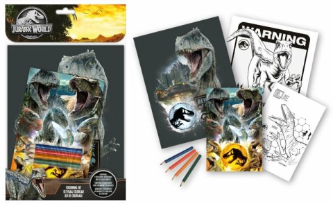 Zestaw do kolorowania Jurassic World JP00037 Kids Euroswan