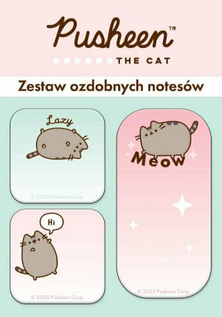 Zestaw notesów 30k 3 szt Pusheen