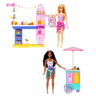 Barbie Dzień nad morzem Zestaw 2 lalki HNK99 p3 MATTEL