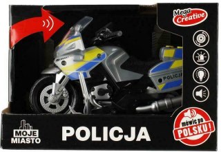 Motocykl Policja Moje Miasto 520415 Mega Creative