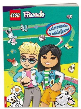 Książeczka LEGO Friends. Kolorowanka z naklejkami NA-6150