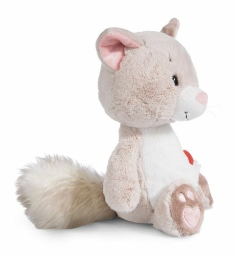 NICI 49407 Maskotka pluszowa Kot fluffy 25cm siedzący