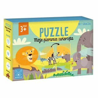 Puzzle 12el. Moje pierwsze zwierzęta Kangur