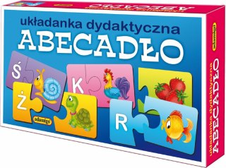 Abecadło - puzzlowa układanka dydaktyczna ADAMIGO